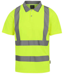 Regatta High Visibility Pro Contract Polo Shirt RG555 - Yellow