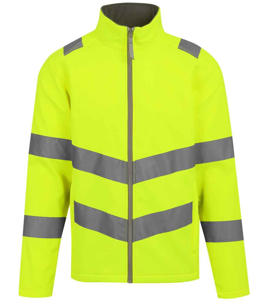 Regatta High Visibility Pro Contract Ablaze Soft Shell Jacket RG557 - Yellow