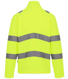 Regatta High Visibility Pro Contract Thor Fleece Jacket RG558 - RG558 Yellow Back