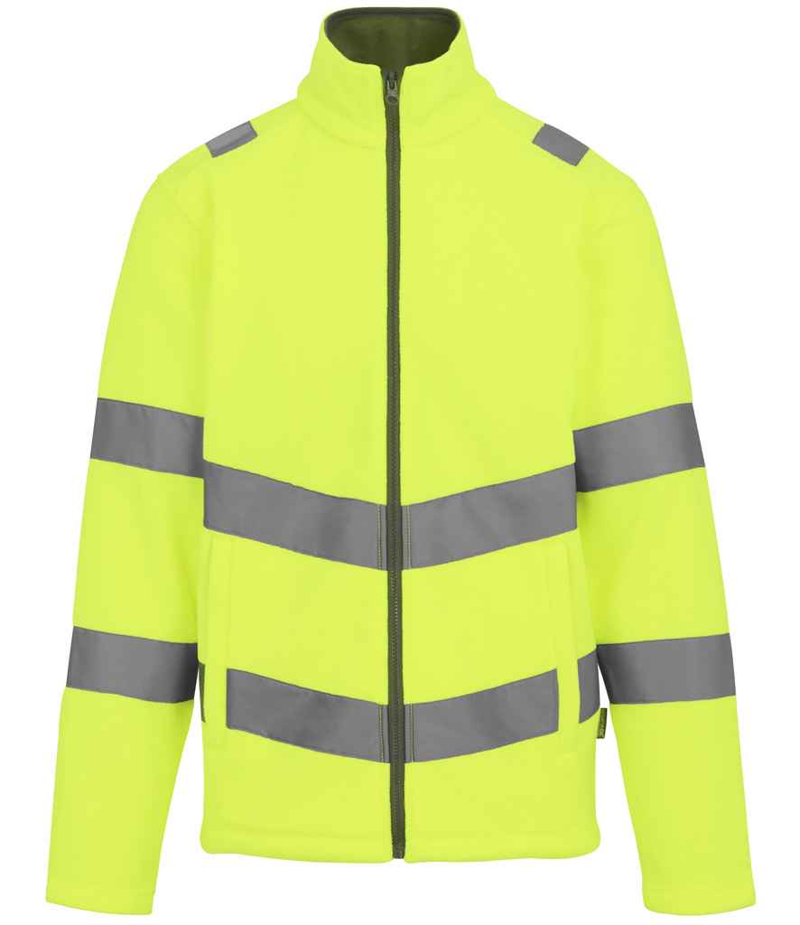 Regatta High Visibility Pro Contract Thor Fleece Jacket RG558 - Yellow