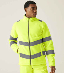Regatta High Visibility Pro Contract Thor Fleece Jacket RG558 - RG558 Yellow Model