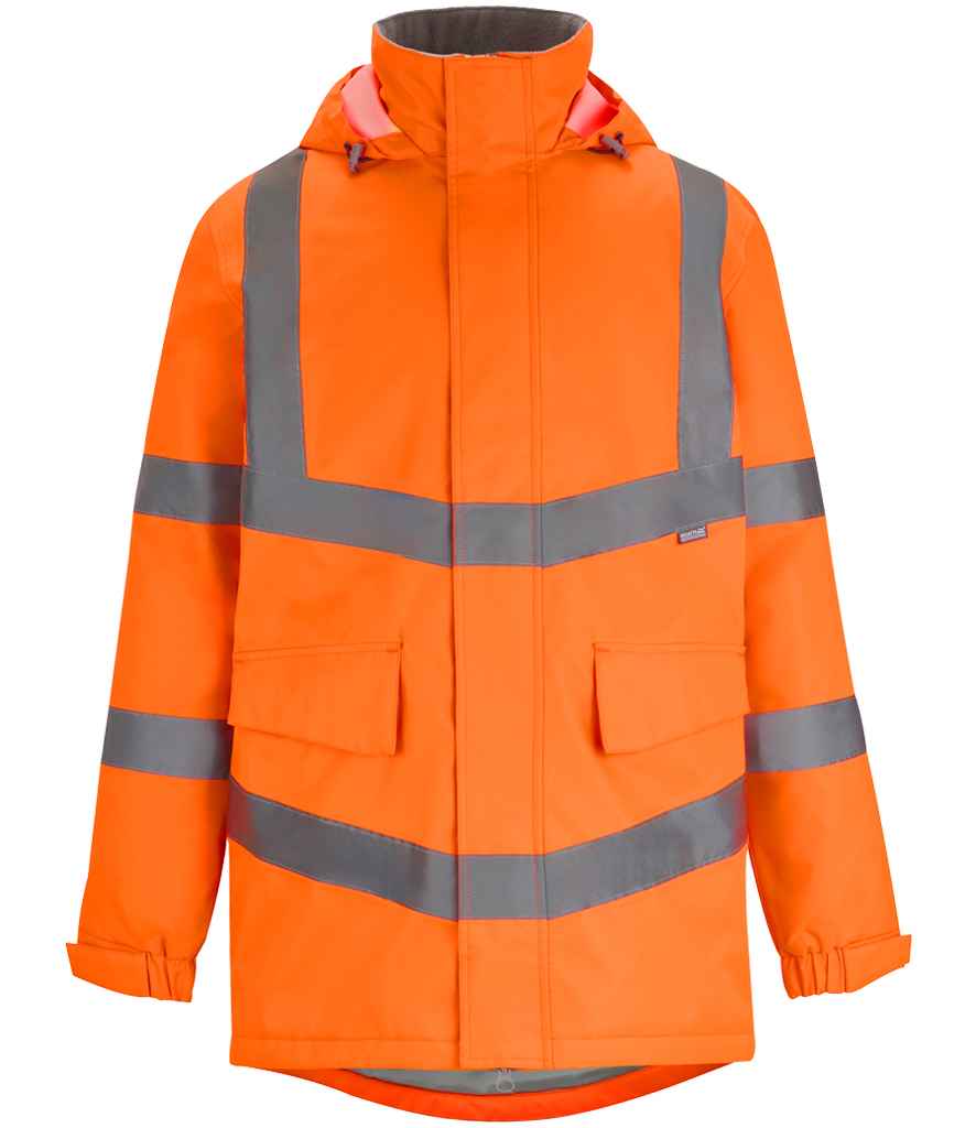 Regatta High Visibility Pro Contract Dover Parka RG559 - Orange