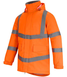 Regatta High Visibility Pro Contract Dover Parka RG559 - RG559 Orange Side