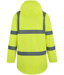 Regatta High Visibility Pro Contract Dover Parka RG559 - RG559 Yellow Back