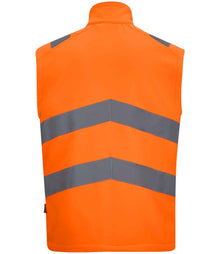 Regatta High Visibility Pro Contract Ablaze Soft Shell Bodywarmer RG560 - RG560 Orange Back