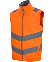 Regatta High Visibility Pro Contract Ablaze Soft Shell Bodywarmer RG560 - RG560 Orange Side