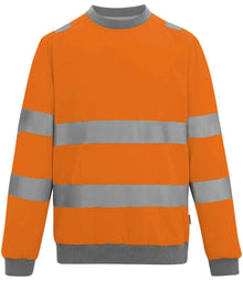 Regatta High Visibility Pro Contract Crew Neck Sweatshirt RG563 - Orange