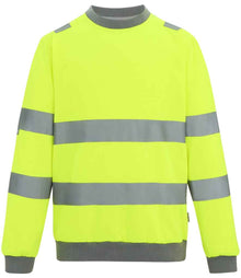 Regatta High Visibility Pro Contract Crew Neck Sweatshirt RG563 - Yellow