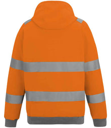 Regatta High Visibility Pro Contract Hoodie RG564 - RG564 Orange Back