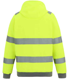 Regatta High Visibility Pro Contract Hoodie RG564 - RG564 Yellow Back