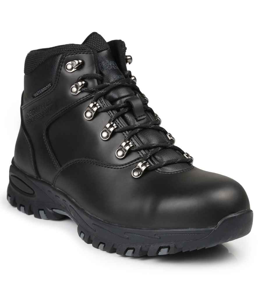 Regatta Safety Footwear Gritstone S3 WP Safety Hikers RG595 - Black
