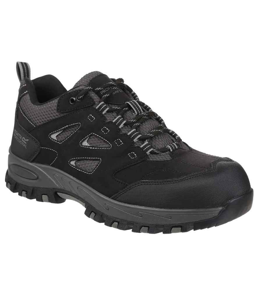 Regatta Safety Footwear Mudstone S1P Safety Trainers RG597 - Black/Granite