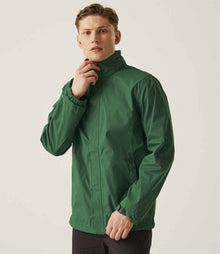 Regatta Ardmore Waterproof Shell Jacket RG601 - RG601 Bottle Green/Seal Grey Model
