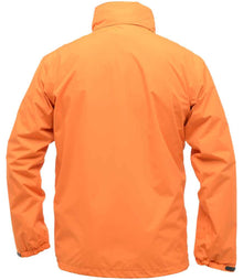 Regatta Ardmore Waterproof Shell Jacket RG601 - RG601 Sun Orange/Seal Grey Back