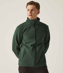 Regatta Ablaze Printable Soft Shell Jacket RG627 - RG627 Dark Spruce/Black Model