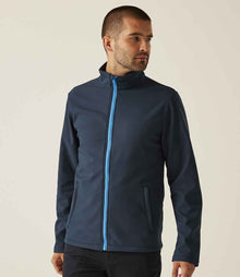Regatta Ablaze Printable Soft Shell Jacket RG627 - RG627 Navy/French Blue Model