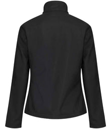 Regatta Ladies Ablaze Printable Soft Shell Jacket RG628 - RG628 Black/Black Back