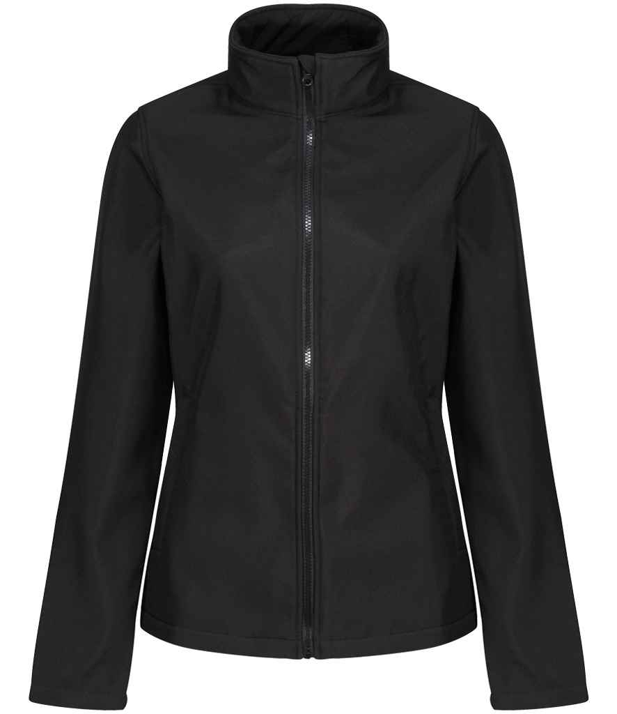 Regatta Ladies Ablaze Printable Soft Shell Jacket RG628 - Black/Black