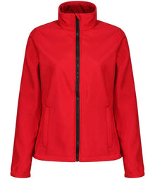 Regatta Ladies Ablaze Printable Soft Shell Jacket RG628 - Classic Red/Black