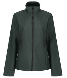 Regatta Ladies Ablaze Printable Soft Shell Jacket RG628 - Dark Spruce/Black