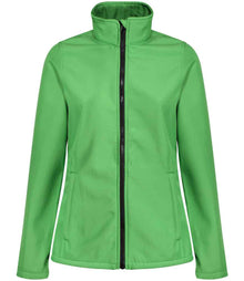 Regatta Ladies Ablaze Printable Soft Shell Jacket RG628 - Extreme Green/Black