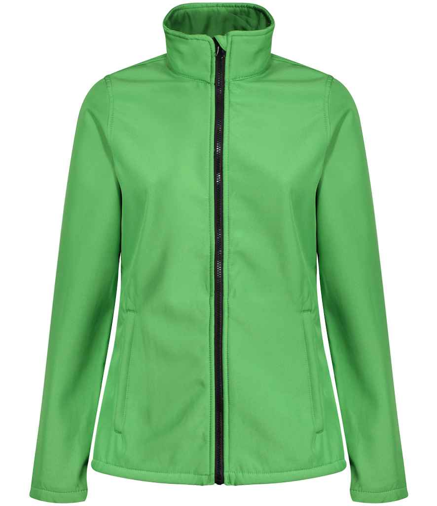 Regatta Ladies Ablaze Printable Soft Shell Jacket RG628 - Extreme Green/Black