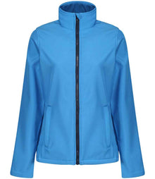 Regatta Ladies Ablaze Printable Soft Shell Jacket RG628 - French Blue/Navy