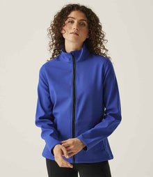 Regatta Ladies Ablaze Printable Soft Shell Jacket RG628 - RG628 New Royal Blue/Black Model