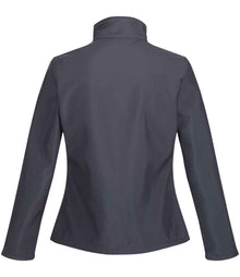 Regatta Ladies Ablaze Printable Soft Shell Jacket RG628 - RG628 Seal Grey/Black Back