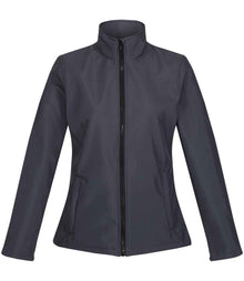 Regatta Ladies Ablaze Printable Soft Shell Jacket RG628 - Seal Grey/Black