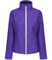 Regatta Ladies Ablaze Printable Soft Shell Jacket RG628 - Vibrant Purple/Black