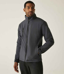 Regatta Ablaze Three Layer Soft Shell Jacket RG631 - RG631 Seal Grey/Black Model