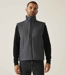 Regatta Ablaze Soft Shell Bodywarmer RG633 - RG633 Seal Grey/Black Model