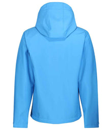 Regatta Venturer Three Layer Hooded Soft Shell Jacket RG635 - RG635 French Blue/Navy Back