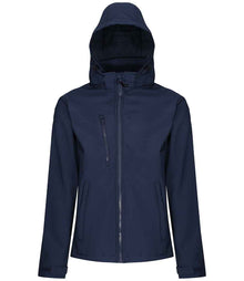 Regatta Venturer Three Layer Hooded Soft Shell Jacket RG635 - Navy/Navy