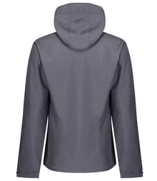 Regatta Venturer Three Layer Hooded Soft Shell Jacket RG635 - RG635 Seal Grey/Black Back