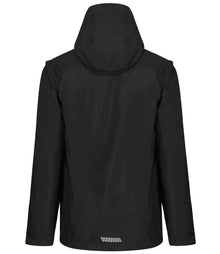 Regatta Erasmus 4-in-1 Soft Shell Jacket RG672 - RG672 Black/Black Back