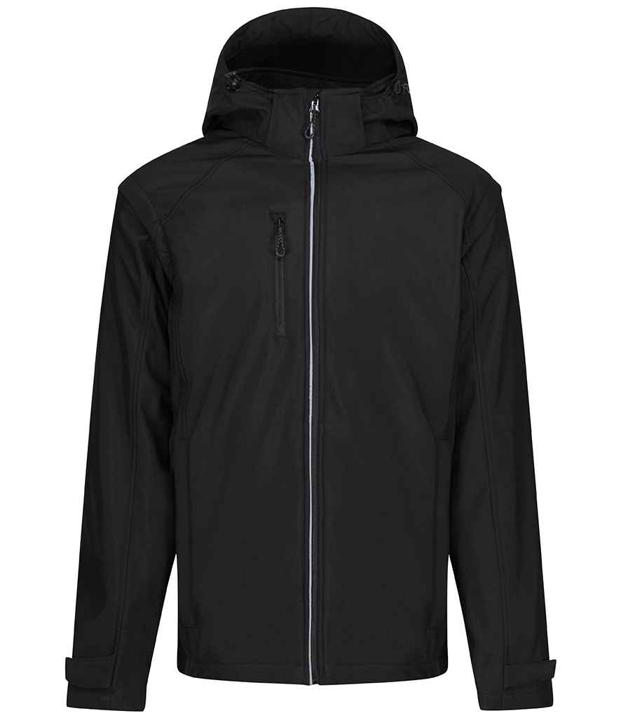 Regatta Erasmus 4-in-1 Soft Shell Jacket RG672 - Black/Black