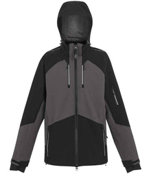 Regatta 4TEX Stretch Waterproof Shell Jacket RG675 - Slate Grey/Black