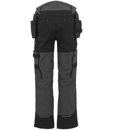 Regatta 4TEX Stretch Holster Trousers RG677 - RG677 Slate Grey/Black Back