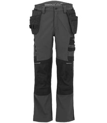 Regatta 4TEX Stretch Holster Trousers RG677 - Slate Grey/Black