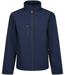 Regatta Thermogen Powercell 5000 Heated Soft Shell Jacket RG702 - Navy/Magma Orange