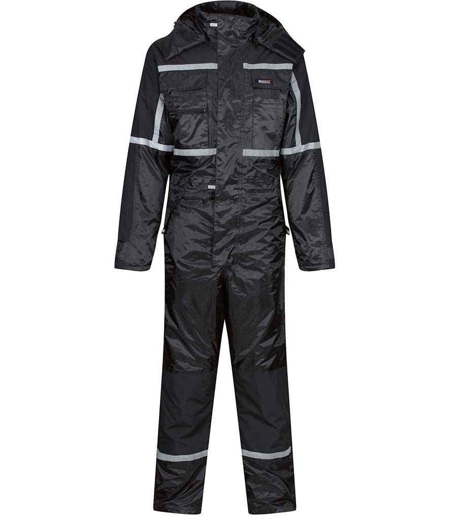 Regatta Pro Waterproof Insulated Coverall RG725 - Black