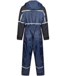 Regatta Pro Waterproof Insulated Coverall RG725 - RG725 Navy Back