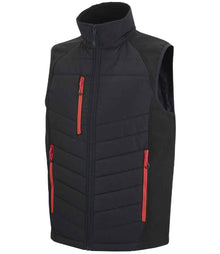 Regatta Pro Universal Bodywarmer RG735 - RG735 Black/Classic Red Side
