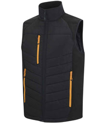 Regatta Pro Universal Bodywarmer RG735 - RG735 Black/Orange Side