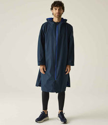 Regatta Pro Unisex Changing Robe RG738 - RG738 Navy/New Royal Blue Model