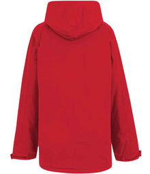 Regatta Dover Parka Jacket RG745 - RG745 Classic Red Back