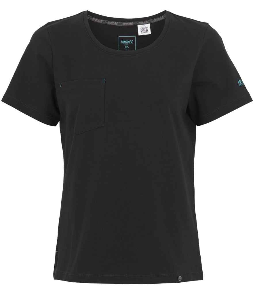Regatta Ladies Ada Cotton Stretch T-Shirt RG810 - Black