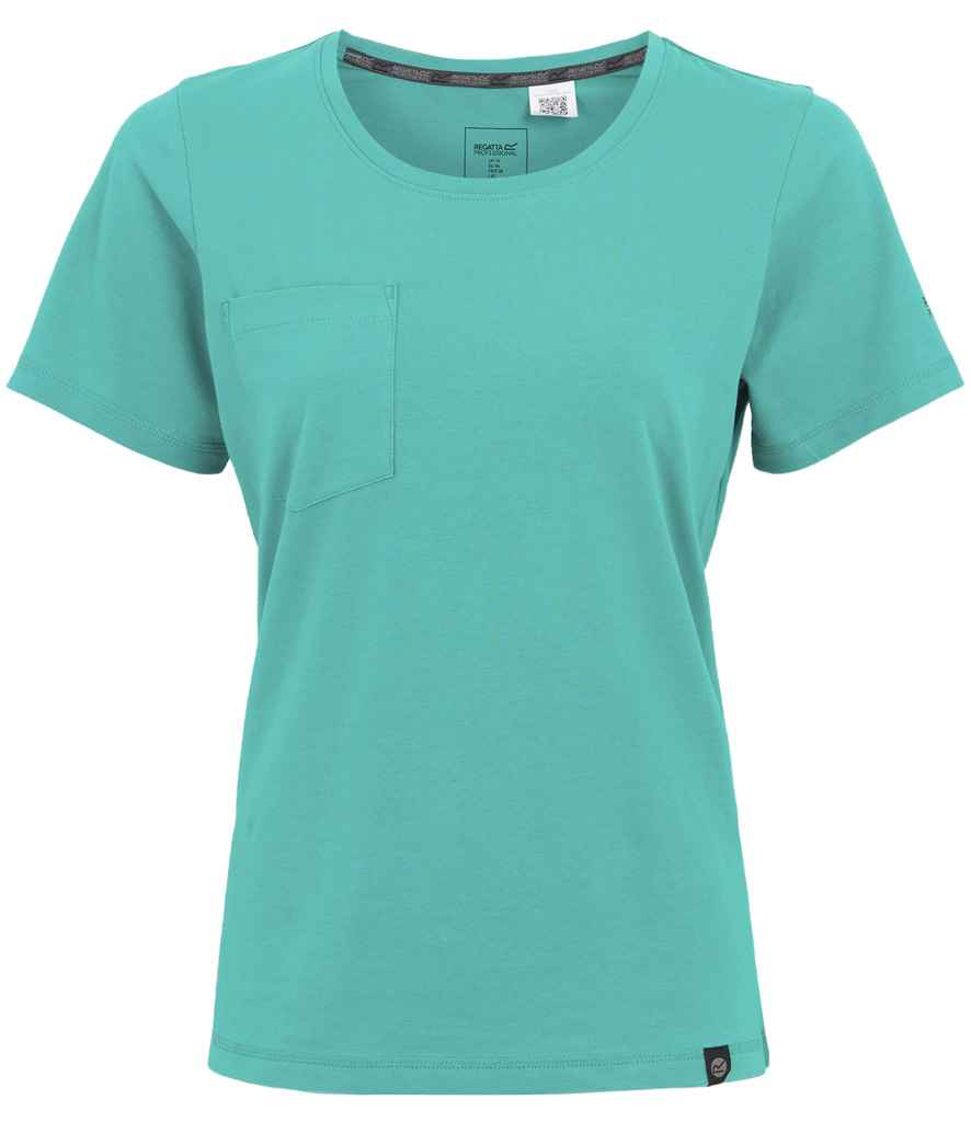Regatta Ladies Ada Cotton Stretch T-Shirt RG810 - Wilderness Green